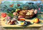  Картина Завтрак с булочками и бабочками