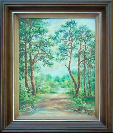 Дорога в лесу