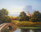  Картина Вознесенская церковь