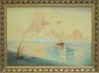  Картина Рассвет на море