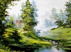  Картина Летний пейзаж