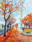  Картина Осенний день