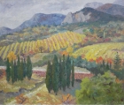  Картина Крымские виноградники