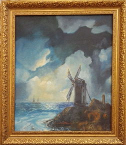 Мельница (копия с картины Айвазовского)