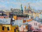  Картина Солнечные крыши